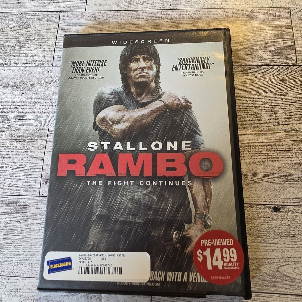 Rambo: The Fight Continues (Widescreen Edition) - DVD - GOOD